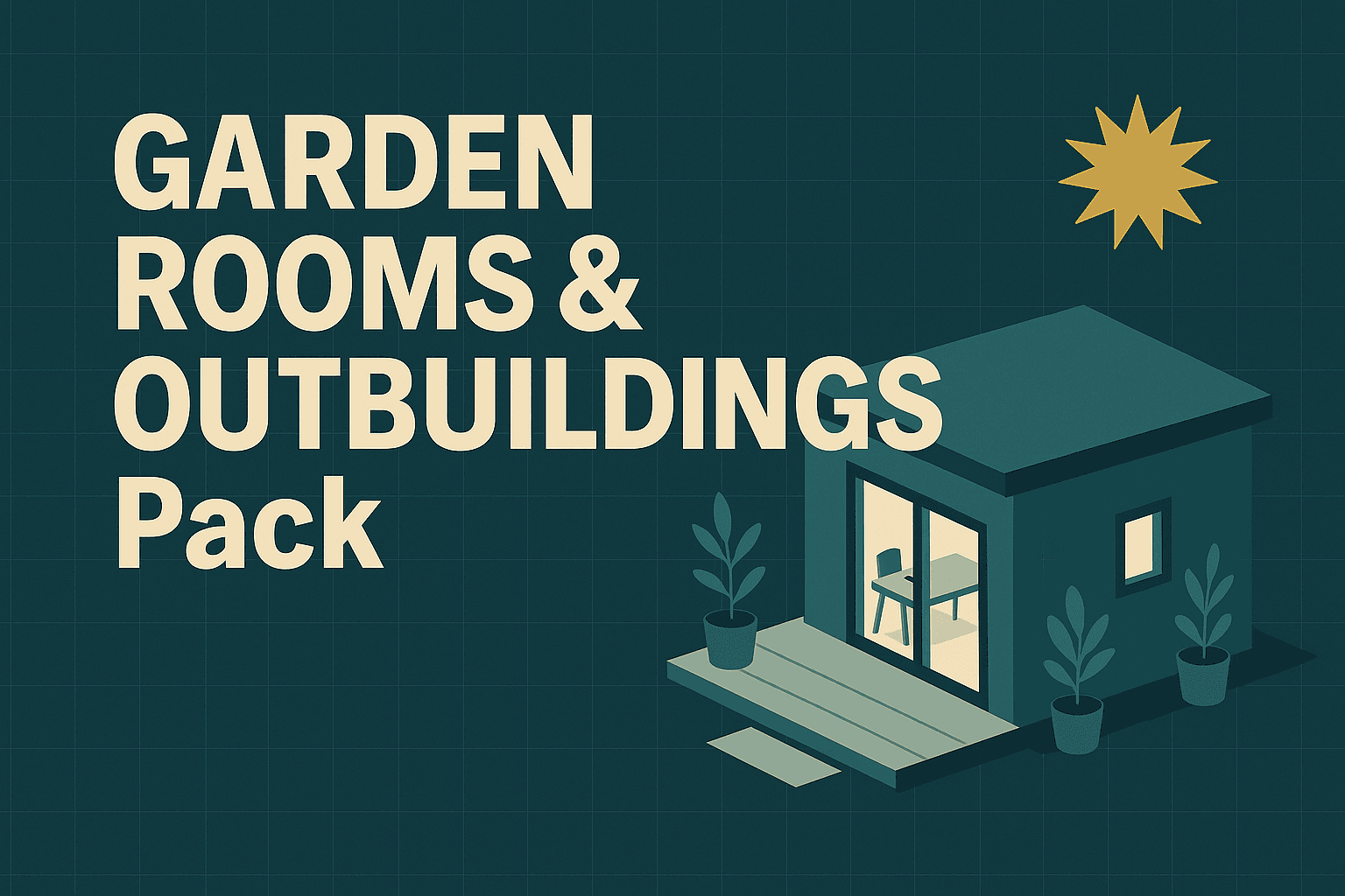BuildAlert showing garden room planning applications including garden offices, studios and annexes